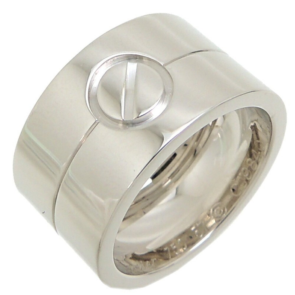 Cartier 750WG #57 High Love Ladies Ring 750 White Gold No. 17